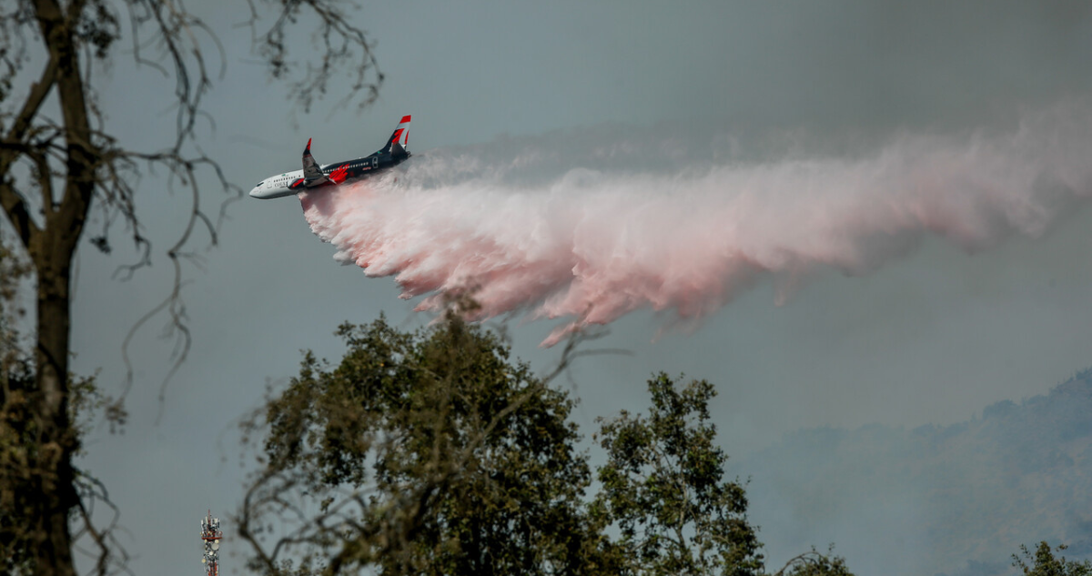 Declaran Alerta Roja para la comuna de Quillón por incendio forestal