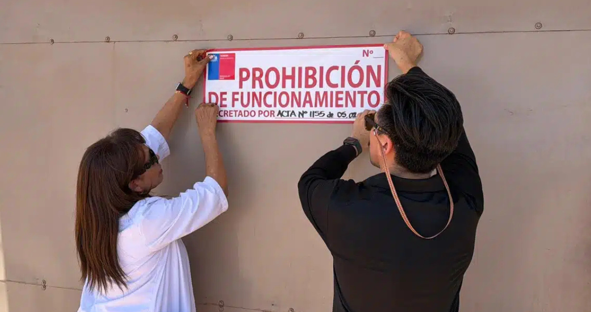 Decomisan 700 kilos de alimentos desde cocinería y prohíben su funcionamiento en Antofagasta