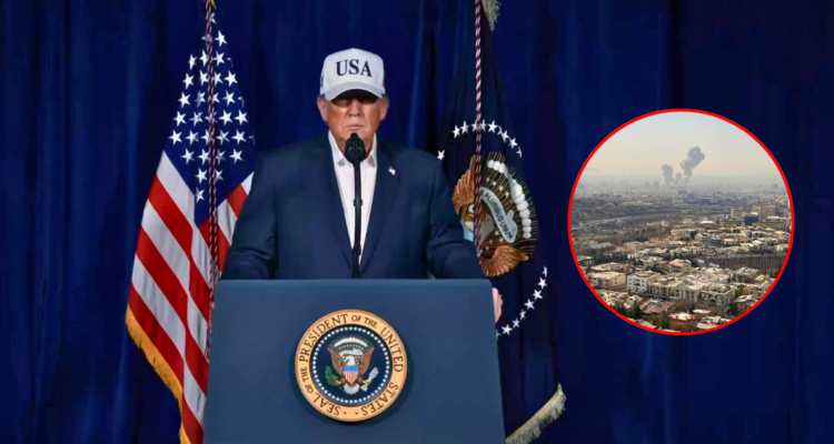 Trump confirma que EEUU participa en “acciones de combate” junto a Israel contra Irán