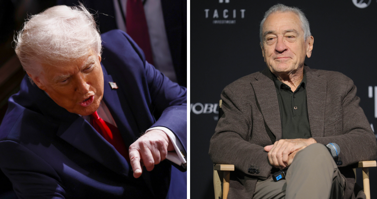 Donald Trump arremete contra Robert De Niro tras sus dichos: lo tachó de “mentalmente inestable”