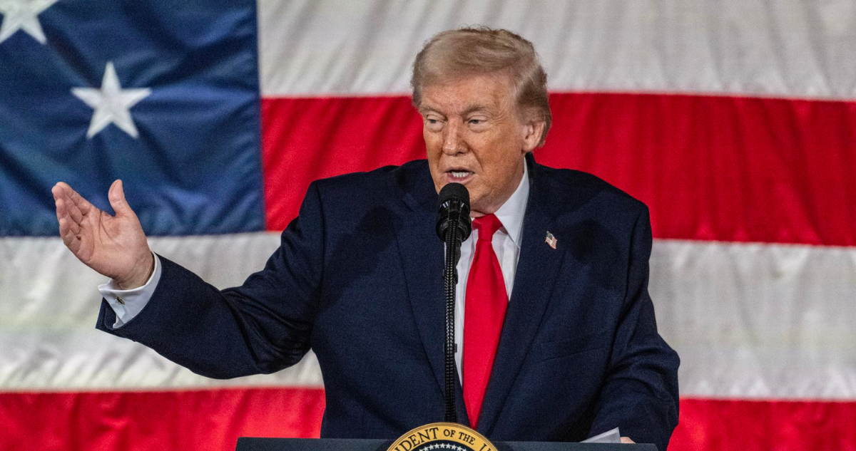 Imagen de archivo del presidente Donald Trump