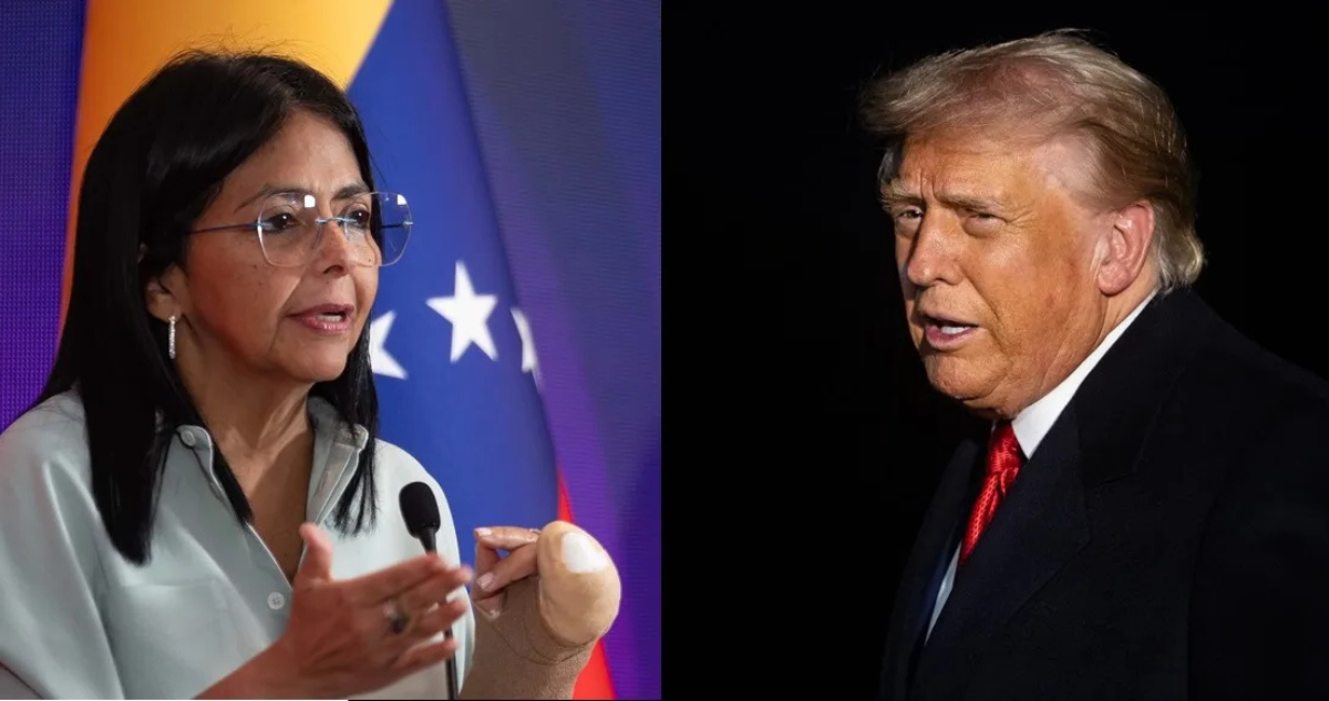 Delcy Rodríguez pide a Trump, como amigo y socio, cesar el bloqueo de EEUU contra Venezuela