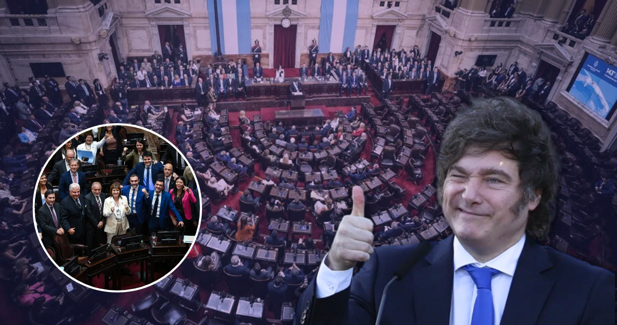 Doble triunfo de Milei: Congreso de Argentina aprueba reforma laboral y rebaja edad penal a 14 años