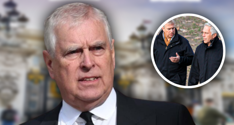 Expríncipe Andrés. Y foto del expríncipe Andrés junto a Jeffrey Epstein.