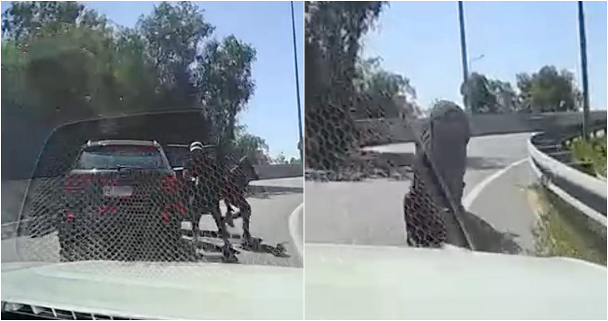 Conductor atropella a delincuente para huir de un intento de encerrona en Quilicura