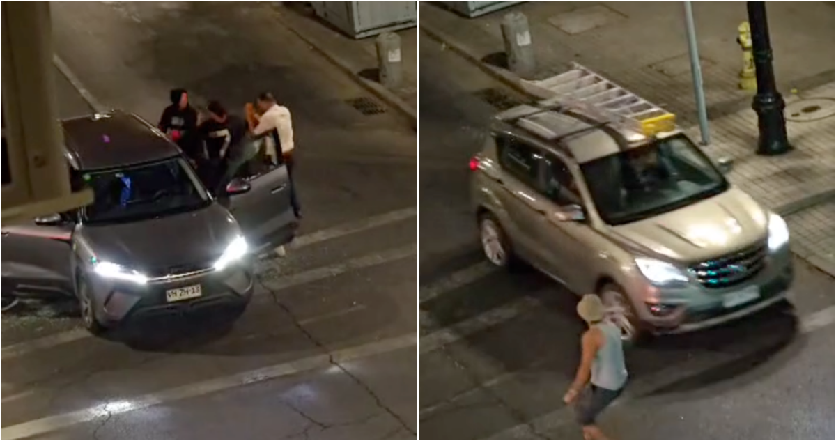 Dos encerronas se registran en una misma esquina del centro de Santiago en días seguidos