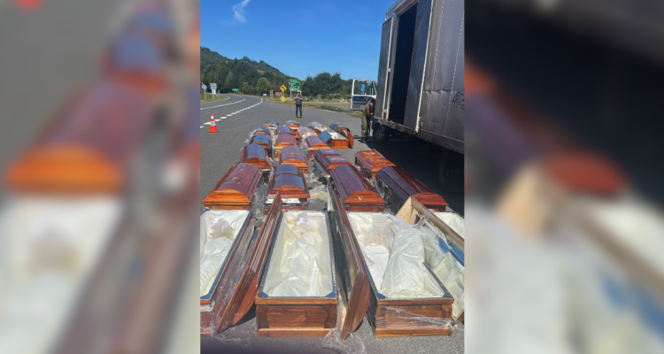 Encuentran ataúdes con marihuana tras fiscalización a camión en la Carretera Austral