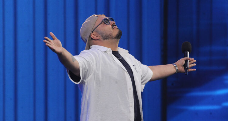 Foto de Esteban Düch en el Festival de Viña