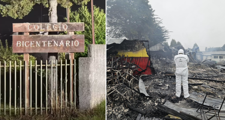 Libres quedan adolescentes acusados de robar y quemar Colegio Bicentenario en Puerto Montt