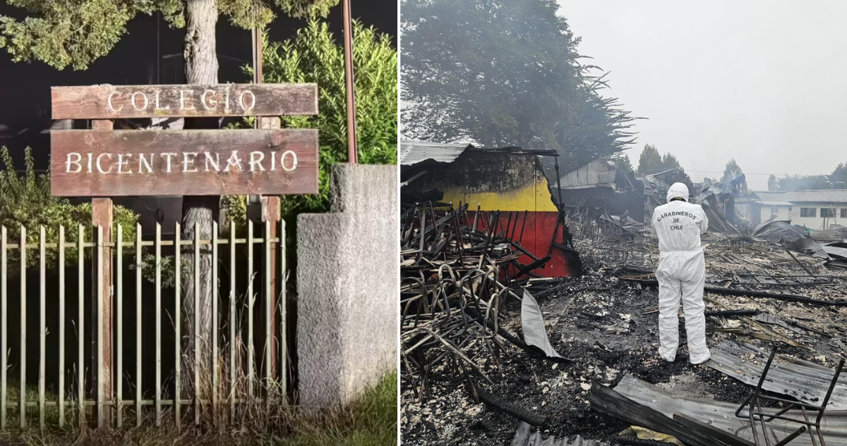 Libres quedan adolescentes acusados de robar y quemar Colegio Bicentenario en Puerto Montt