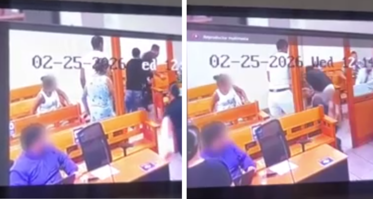 Corrieron esposados: captan momento exacto de fuga de imputados desde tribunal de Colina
