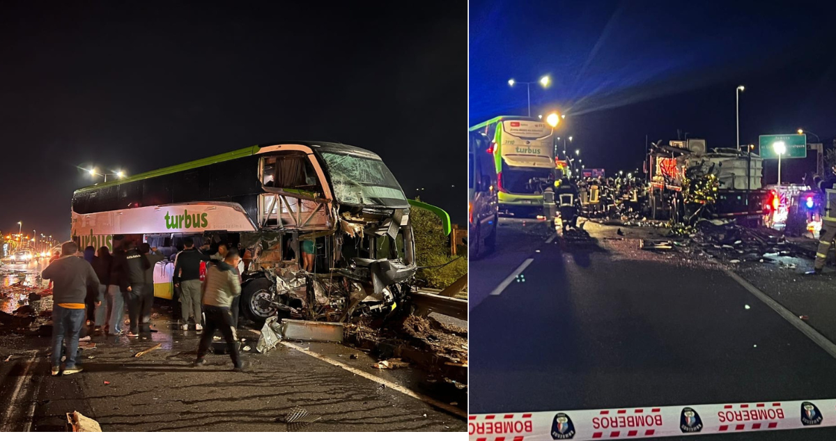 Fiscalía apunta a eventual error de chofer del bus en fatal accidente en la Araucanía