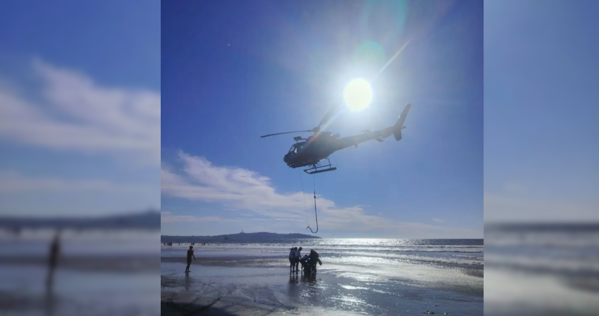 La Serena: rescatan a 13 bañistas en playas no aptas para el baño en una sola tarde en Avenida del Mar
