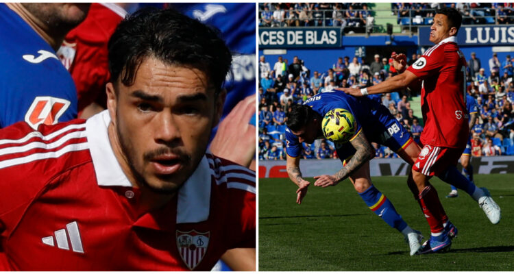 Gabriel Suazo y Alexis Sánchez en el Sevilla Getafe de LaLiga