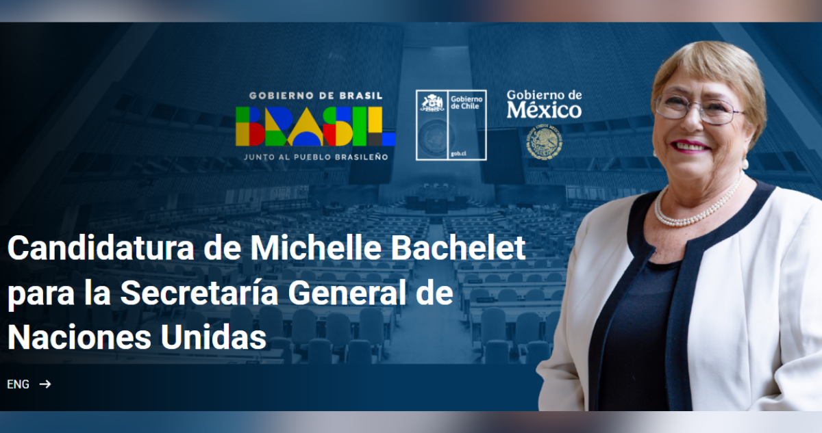 Gobierno presenta imagen oficial de campaña de Bachelet a la ONU e intensifica gestiones diplomáticas