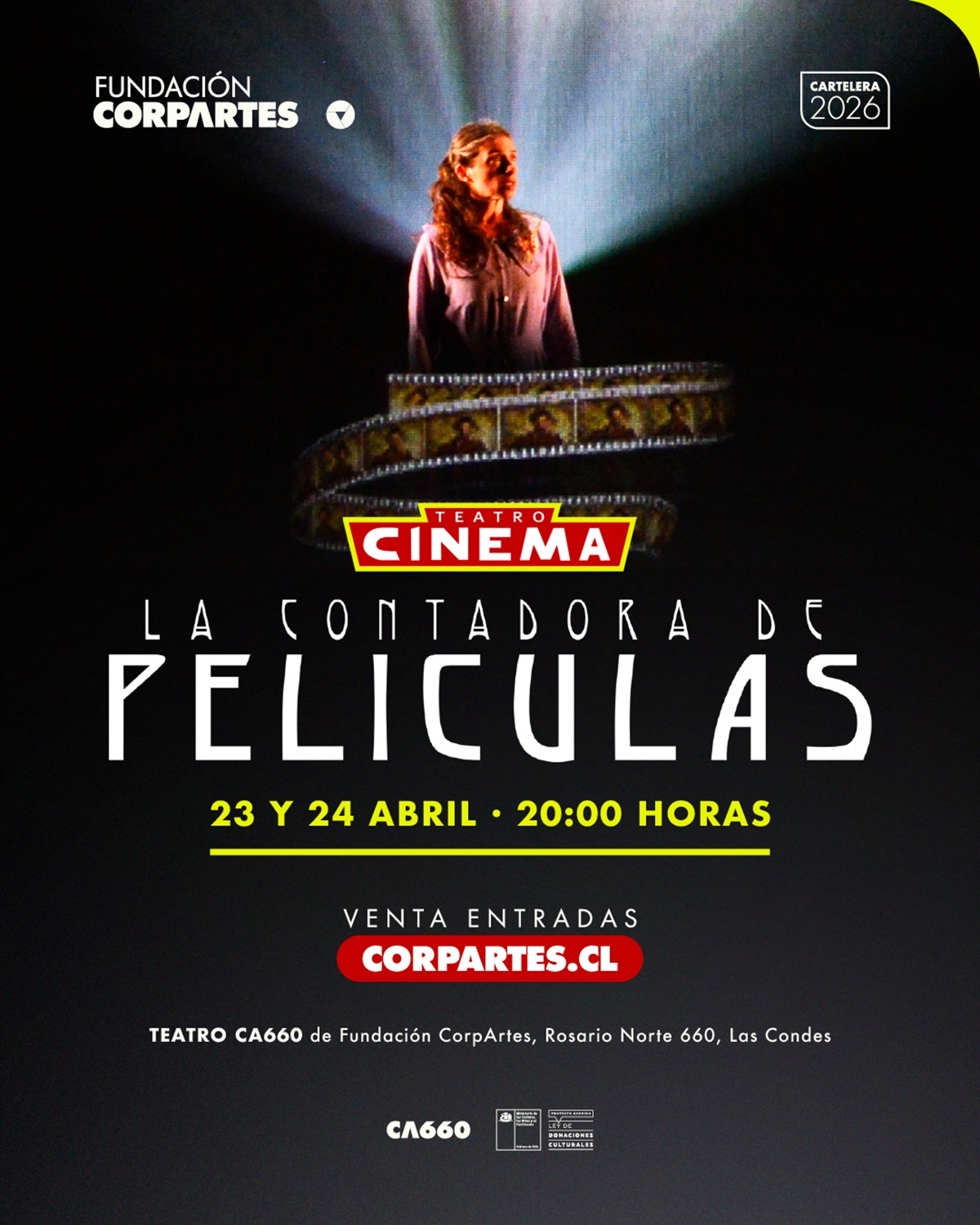 la contadora de películas afiche