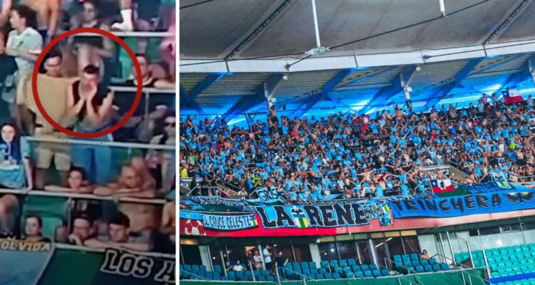 Hincha de O’Higgins fue detenido por gestos racistas en Brasil.