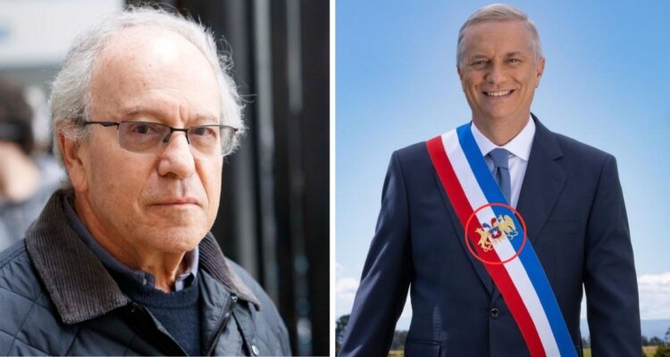 Hirsch cuestiona detalle del escudo en banda presidencial de Kast: “Hay guiño directo a la dictadura”