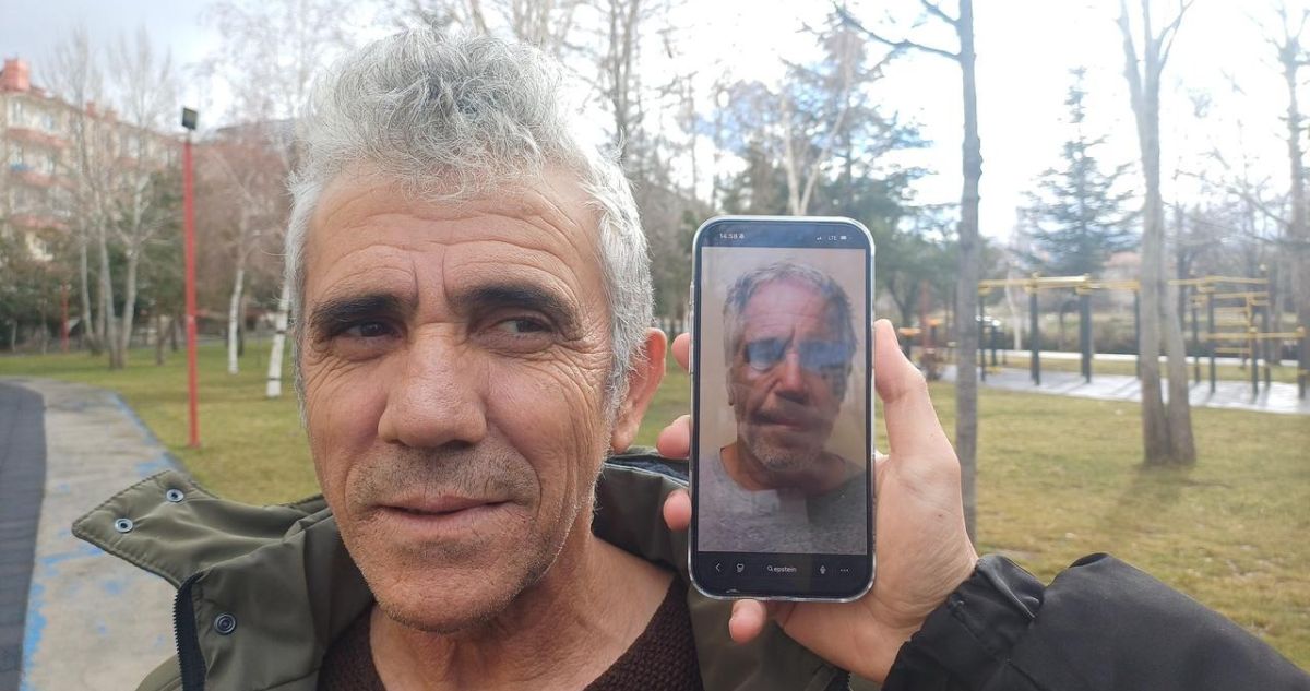Turco de 55 años que se parece a Jeffrey Epstein dice que su vida es una miseria