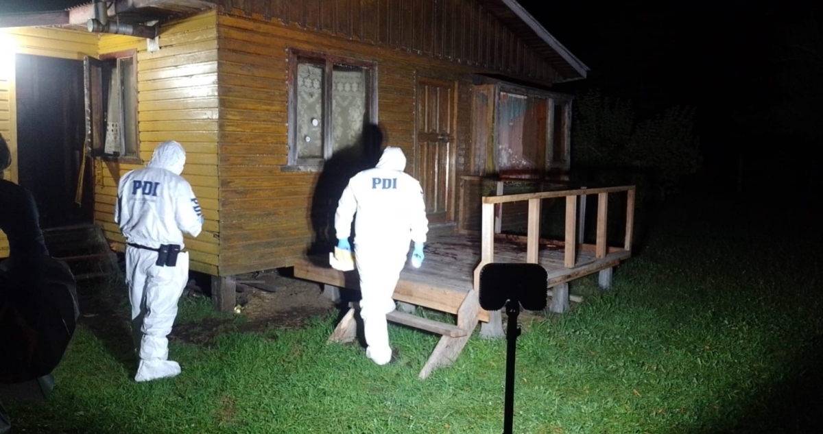 Homicidio con machete de adulto mayor en Lago Ranco