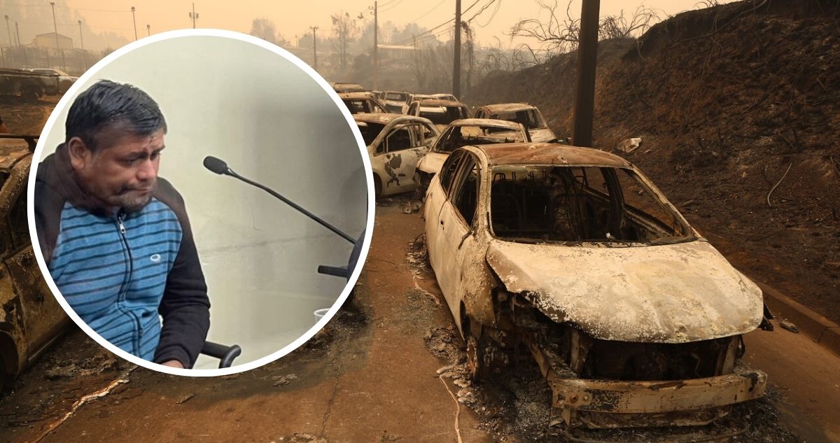 Único imputado por megaincendio en Bío Bío: “Me tratan de pirómano, pero no tengo nada que ver”