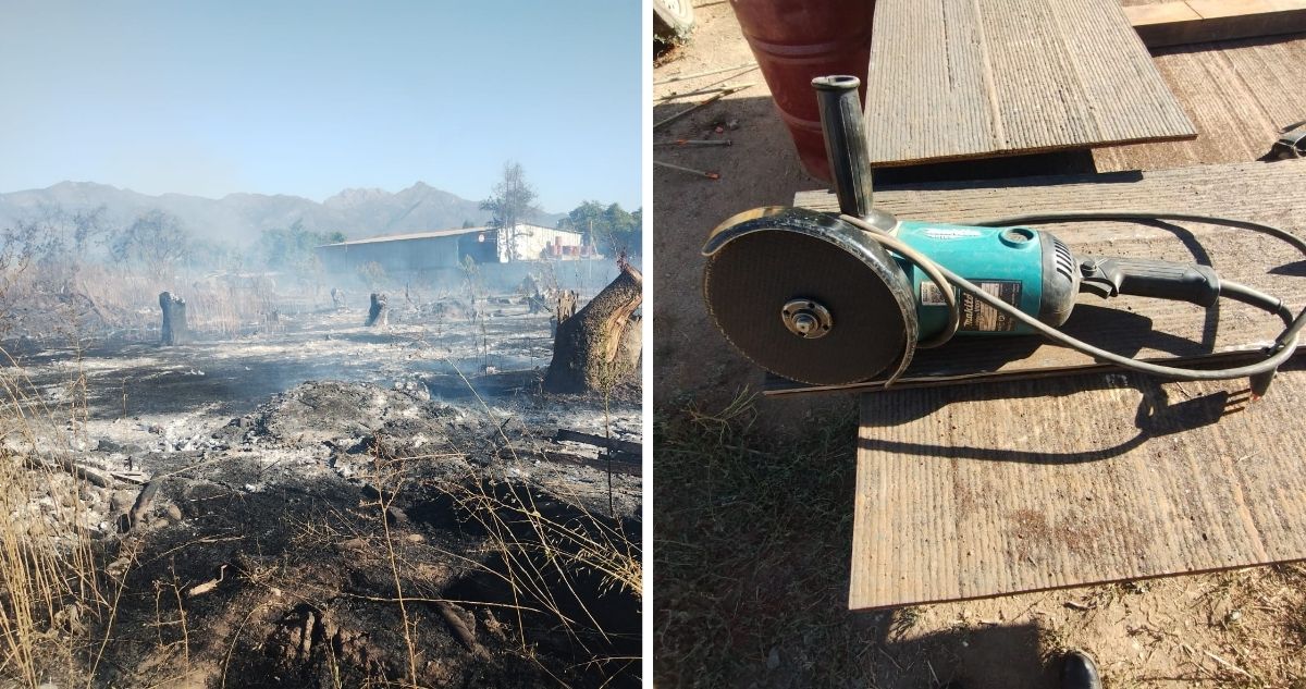 Detienen a acusado de iniciar incendio forestal en La Cruz mientras realizaba trabajos en parcela
