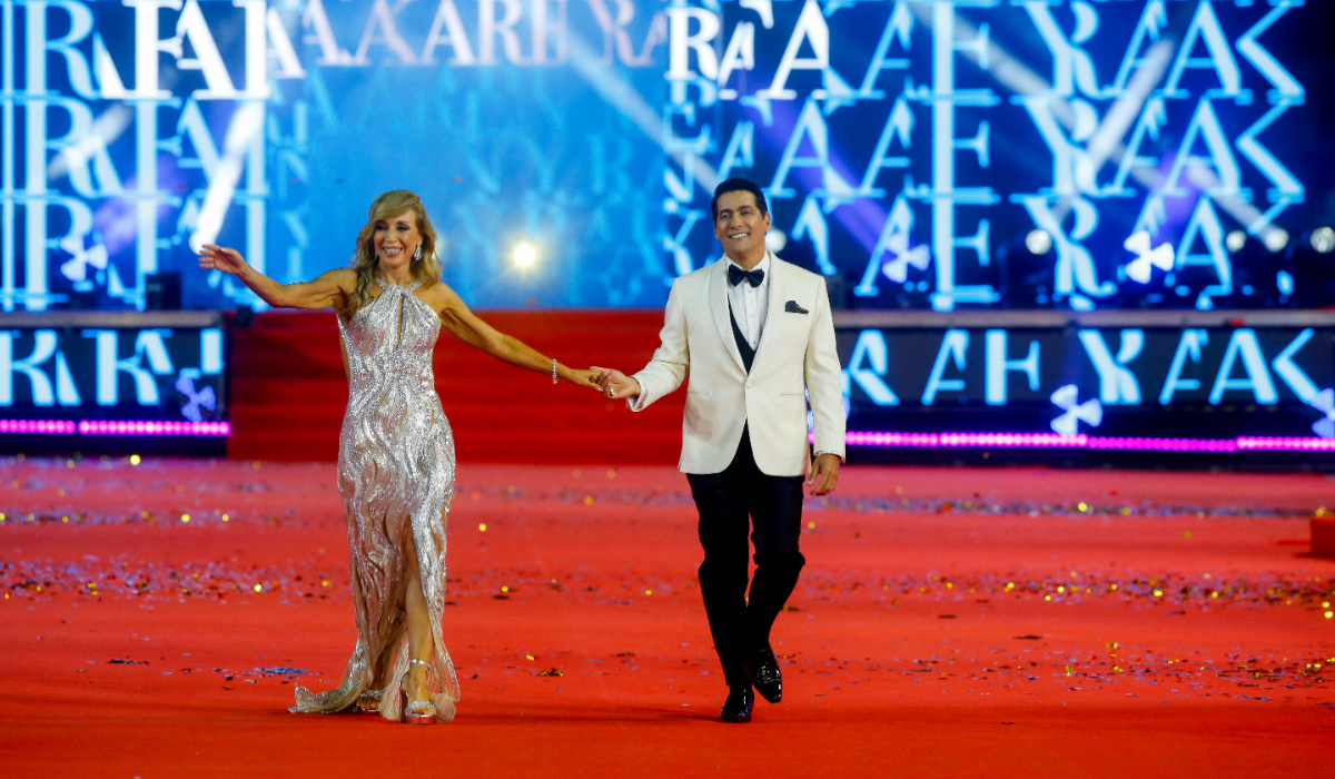 Karen Doggenweiler y Rafa Araneda