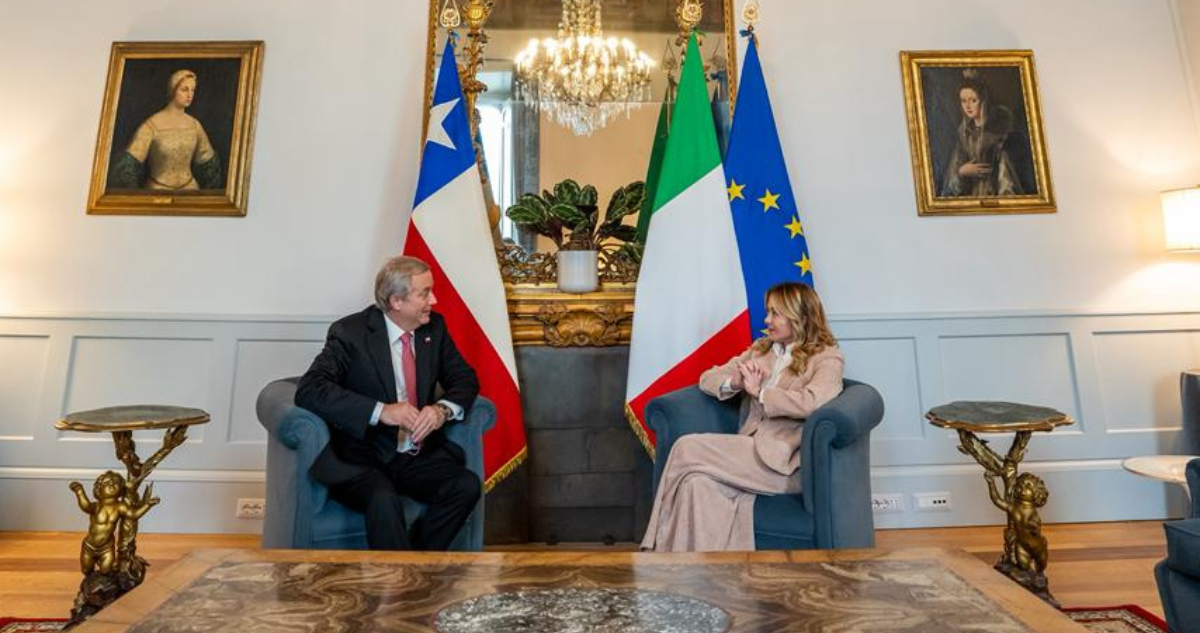 José Antonio Kast se reunió con Giorgia Meloni en Roma | Crédito: Oficina del Presidente Electo (OPE)