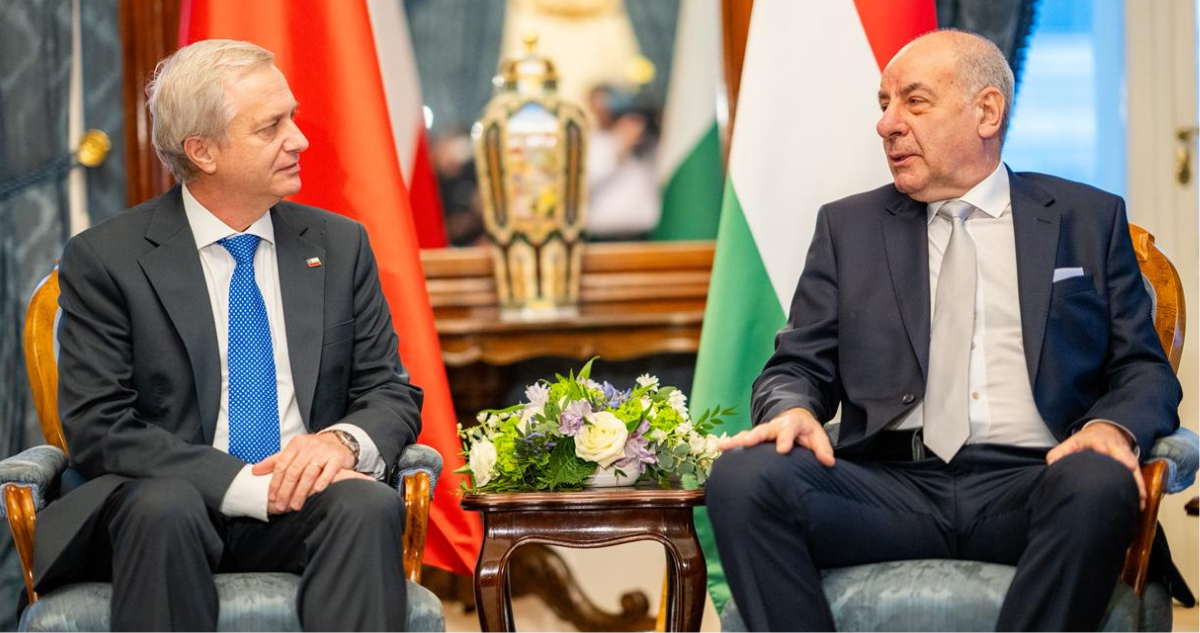 Kast se reunió con presidente y primer ministro de Hungría | Crédito: Oficina del Presidente Electo (OPE)