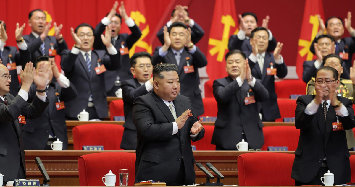 Kim Jong-un durante el Congreso del Partido de los Trabajadores de Corea del Norte