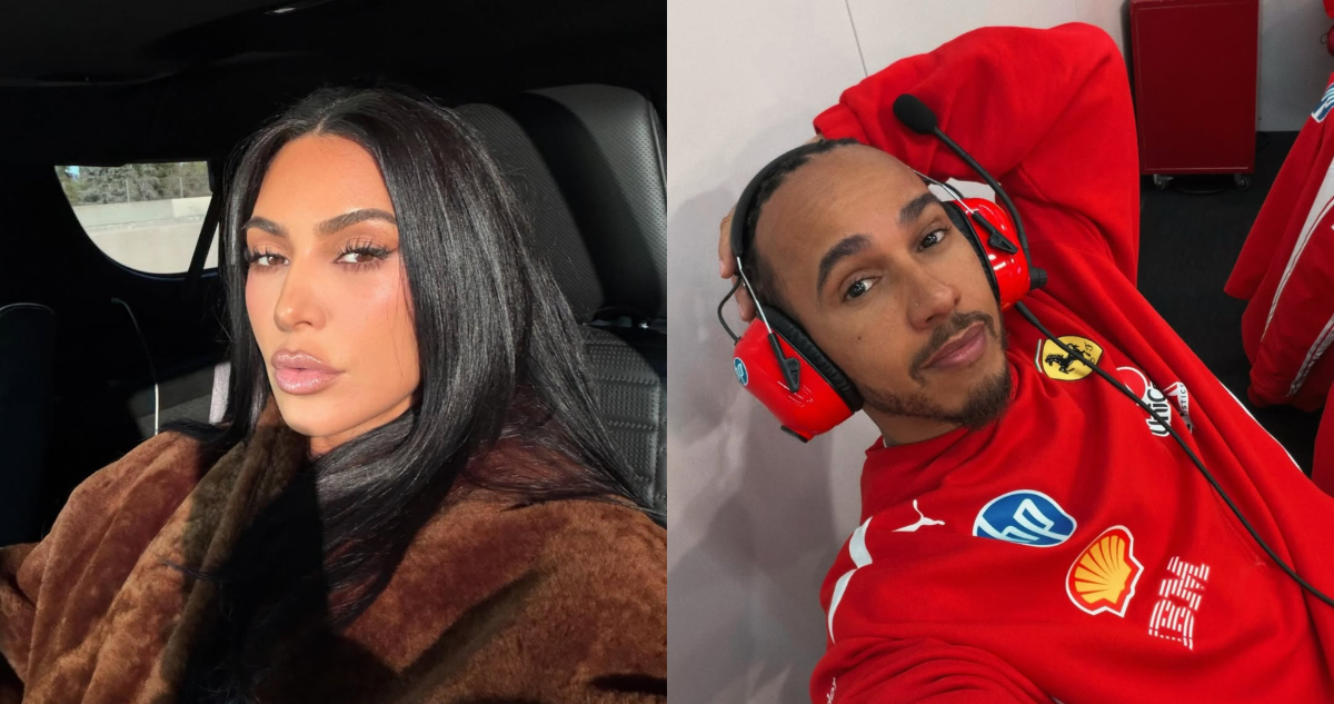 Captan a Kim Kardashian y Lewis Hamilton juntos en París
