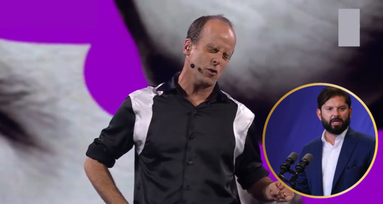 Kramer imitó a Boric