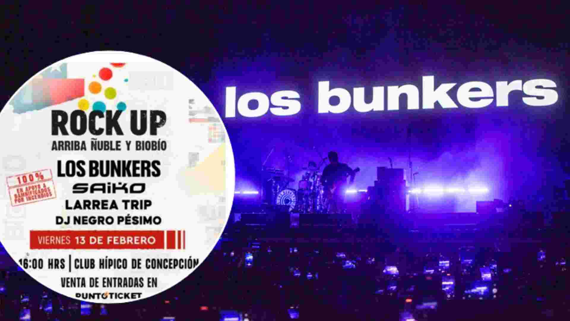 Guitarrista de Los Bunkers revela que evento solidario Rock Up tendrá avances del show en Lollapalooza