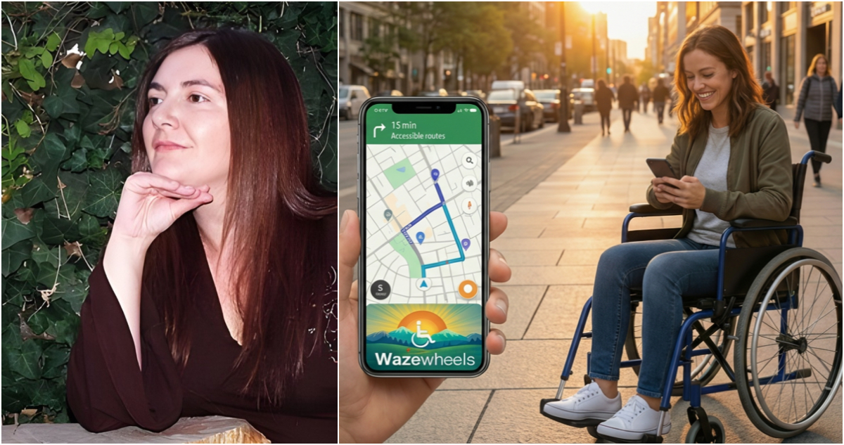 Escritora chilena Maite Sasia busca liderar accesibilidad urbana mundial con plataforma WazeWheels