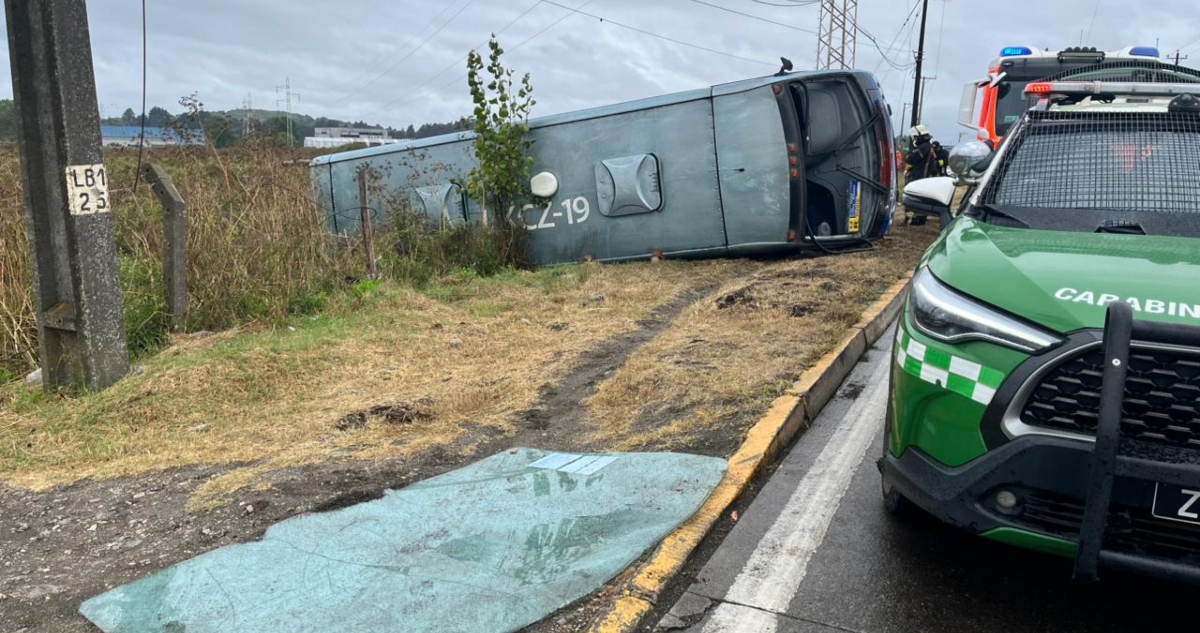 Micrero formalizado por fatal volcamiento en Talcahuano