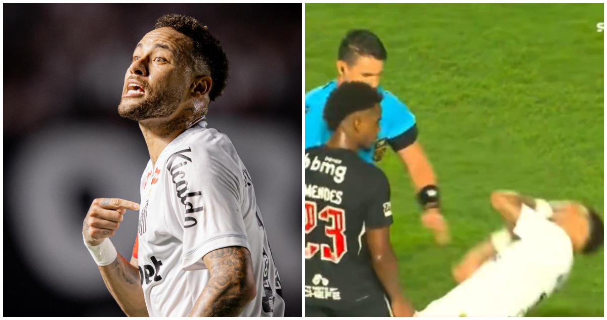 Neymar en el Santos Vasco Da Gama