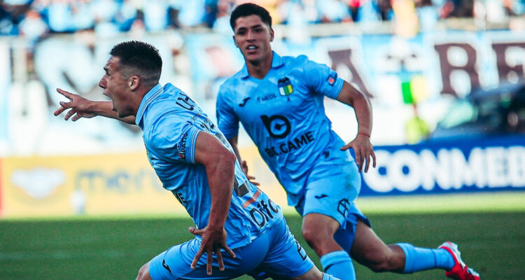O’Higgins Bahía por Copa Libertadores González celebra su gol