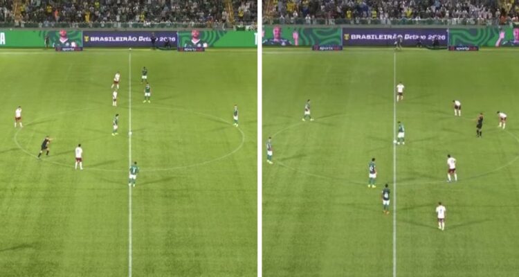 Y nadie dijo nada: Palmeiras inició en los dos tiempos en victoria ante Fluminense por Brasileirao