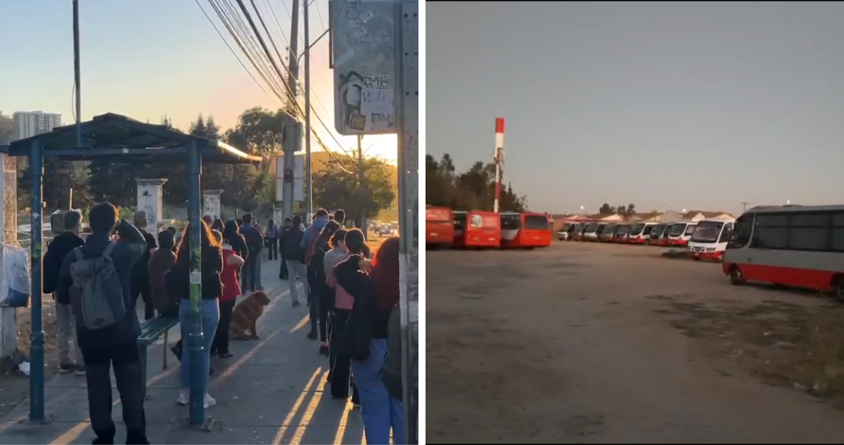 Con foco en Quilpué y Villa Alemana: parte paro de transporte público en el Gran Valparaíso
