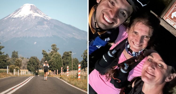 Pepa Canales recorrió los 165 kilómetros que rodean al Lago Llanquihue.