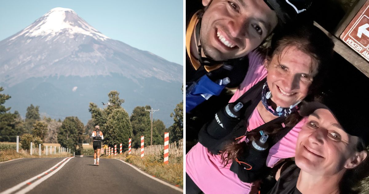 Pepa Canales recorrió los 165 kilómetros que rodean al Lago Llanquihue.