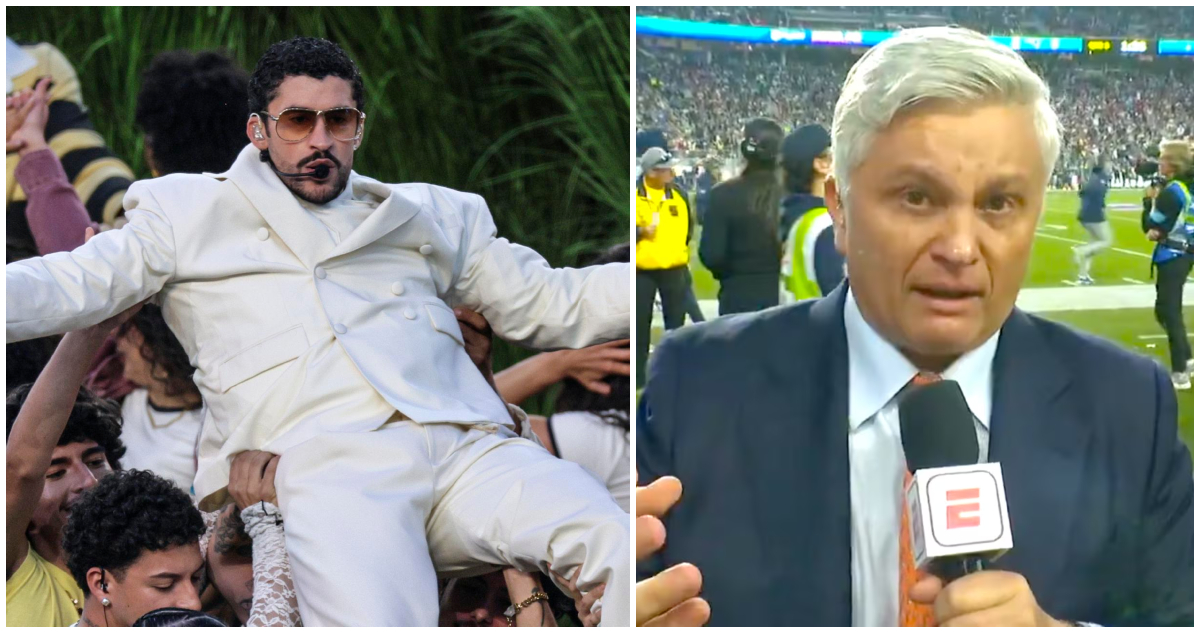 Periodista llora tras show de Bad Bunny en el Super Bowl: “Te guste o no su, lo hizo con amor”