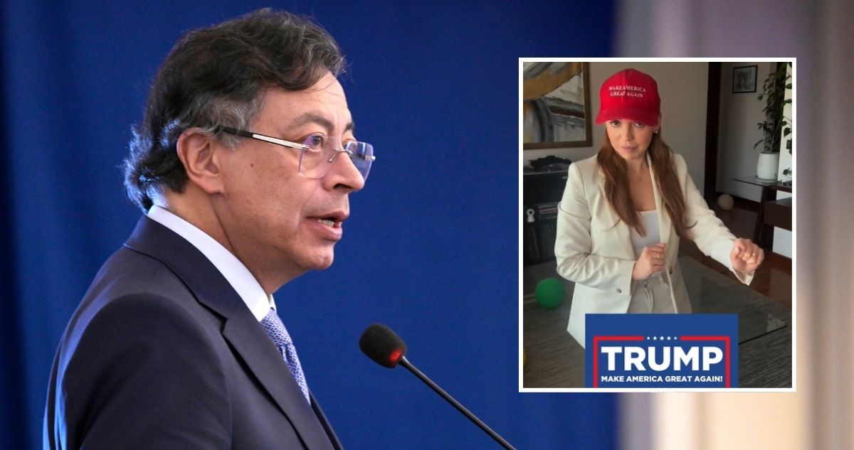 Petro confunde a Camila Flores con congresista colombiana por baile imitando a Trump