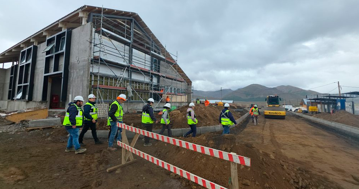 Nuevo complejo Fronterizo Pichachén registra un 67% de avance: Es el único en la región del Bío Bío