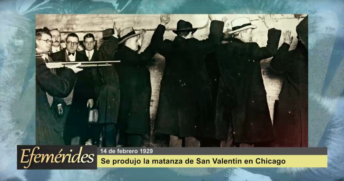Efemérides 14 de febrero de 1929: Se produjo la Matanza de San Valentín