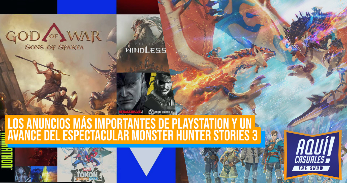 Los anuncios más importantes de PlayStation y un avance del espectacular Monster Hunter Stories 3