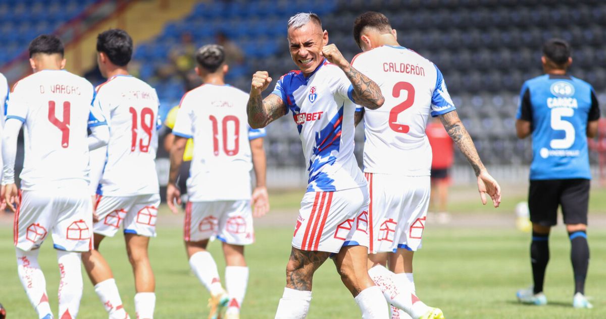 Eduardo Vargas volvió a gritar un gol con la camiseta de La U.