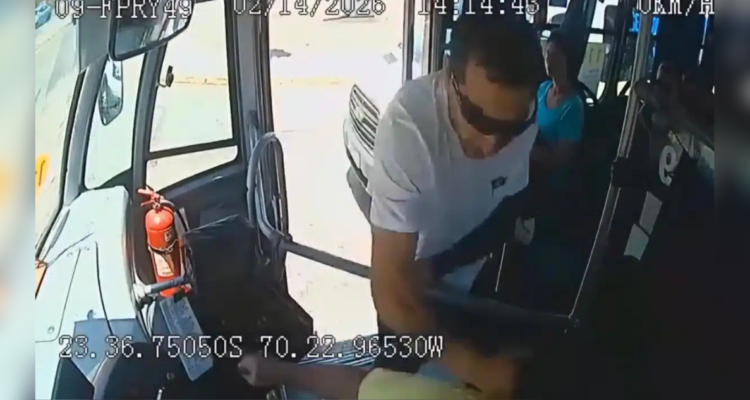 Prisión preventiva para imputado por agredir y dejar grave a conductor de taxibús en Antofagasta