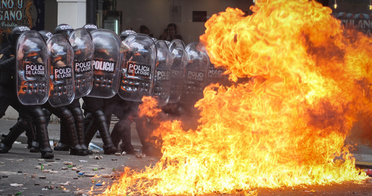 Protesta contra reforma de Milei