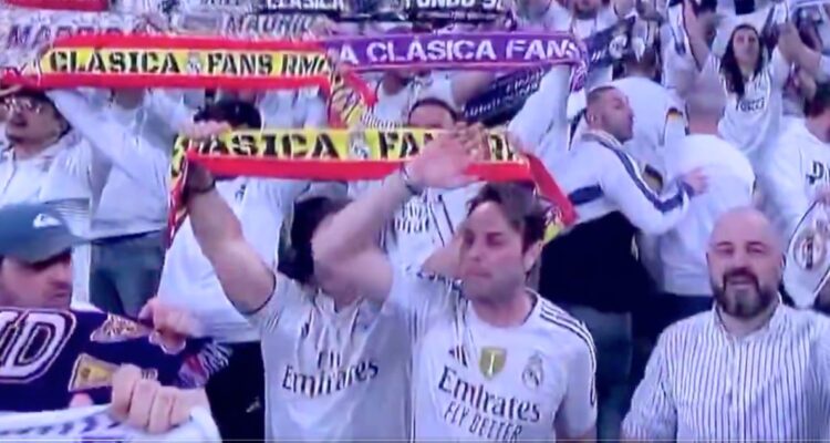 Real Madrid hincha saludo nazi